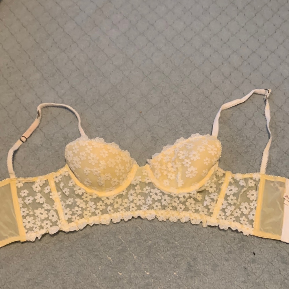 Beautiful floral bra, poul by Victoria secret